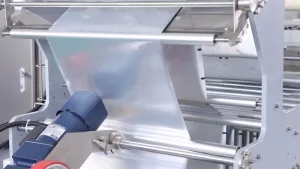 Горизонтальная фасовочно-упаковочная машина для пакетов дой-пак со штуцером с двумя дозирующими головками