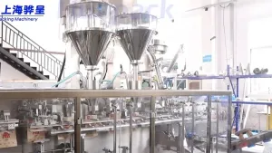 Сервоприводная машина для упаковки в готовые пауч-пакеты с одной дозирующей головкой