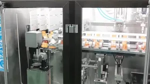 Машина для упаковки сока в готовые пауч-пакеты