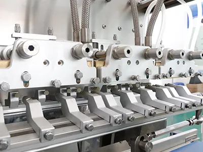 Система захватов, бункер продукта, конвейерная система, узел наполнения