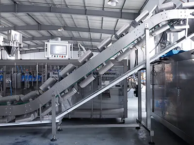 Система захватов, бункер продукта, конвейерная система, узел наполнения