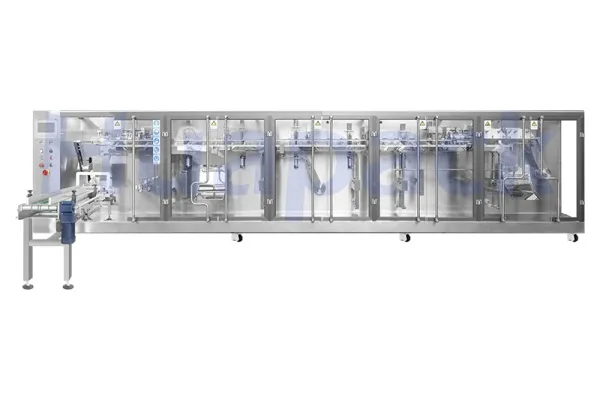 Машина для фасовки в готовые пауч-пакеты с 1 дозирующей головкой