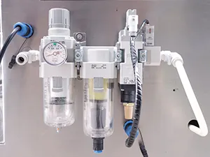 Машина для фасовки в готовые фигурные пауч-пакеты с двумя дозирующими головками