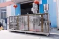 Горизонтальная фасовочно-упаковочная машина для пауч-пакетов с зип-замком с одной дозирующей головкой