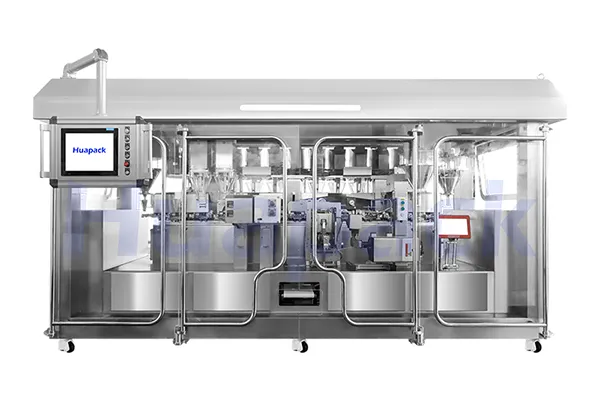 Сервоприводная машина для упаковки в гибкие пауч-пакеты непрерывного действия